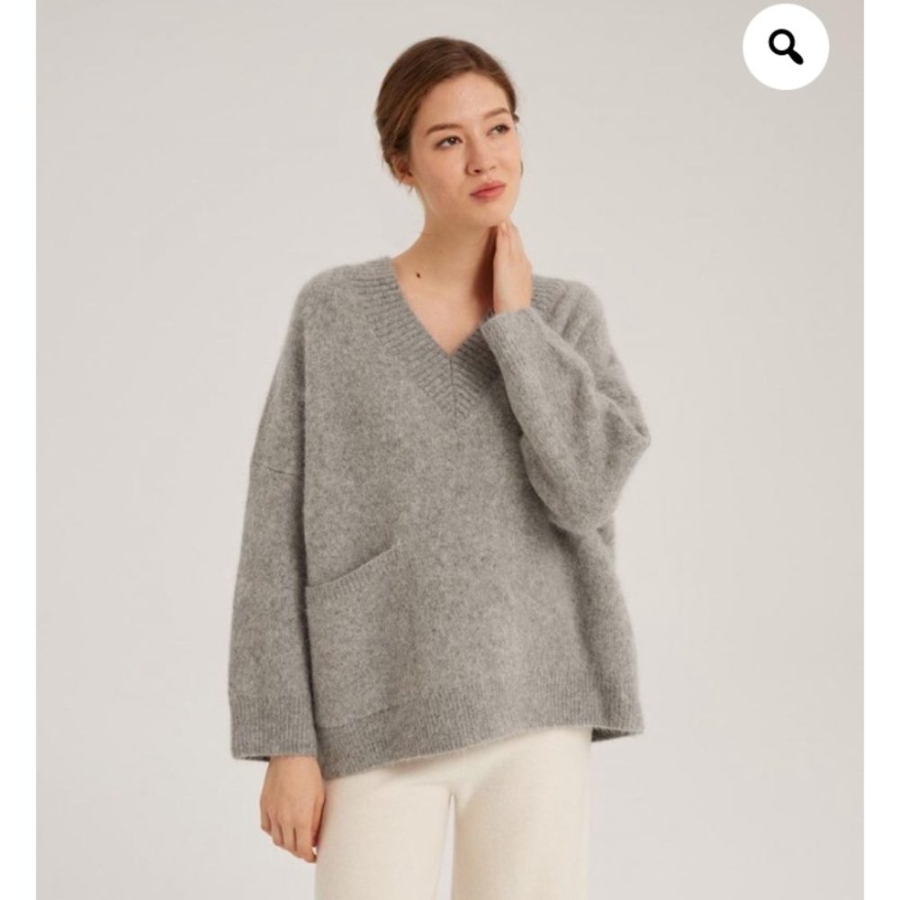 Nap Loungewear V-Neck Jersey Sweater